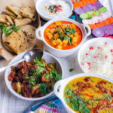 Here's your guide on how to host ten different dinner parties at home, that will have your guests raving about it for years to come. Matar Paneer Spinach Dal And Bell Pepper Fry Light Nutritious Indian Thali Enhance Your Palate