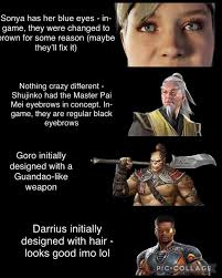 Observing the differences between concept art and final game :  r/MortalKombat