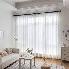 Dot Embroidery Sheer Curtain Nordic White Sheer Curtain Living Room Bedroom Study Fabric One Panel White Sheer Curtains Living Room Sheers Curtains Living Room Curtains Living Room