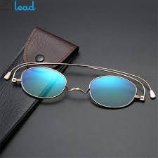 Zilead Portable Anti Blue Light Reading Glasses Unisex Metal Small Fra Fuzweb