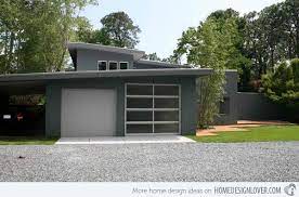 15 Detached Modern And Contemporary Garage Design Inspiration Home Design Lover Modern Garage Doors Garage Door Design Modern Garage