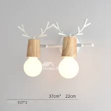 Do your wall sconces annoy you? Home Garden Lamps Lighting Ceiling Fans Nordic Wood Iron Wall Lamp Modern Wall Sconce Light Fixtures Bedroom Home Decor