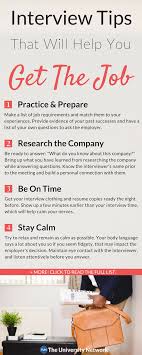 6 Interview Tips That Will Help Get You The Job The University Network Interview Tips Job Interview Tips Job Search Tips
