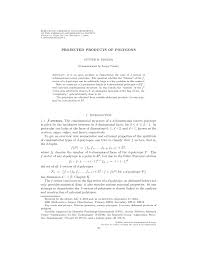 Entdecke rezepte, einrichtungsideen, stilinterpretationen und andere ideen zum ausprobieren. Pdf Projected Products Of Polygons