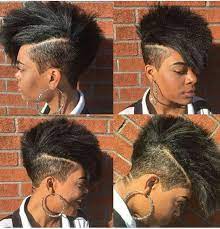 Edgy Faux Hawk Natural Hair Styles Sassy Hair Tapered Natural Hair