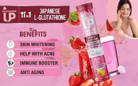Price History of Vitaminnica Gluta Boost 11-in-1 Effervescent Tablets with Japanese  L-Glutathione, Collagen, & Hyaluronic Acid | Skin Radiance & Beauty  Supplement | 15 from Amazon 63_87380998