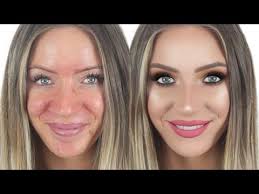 create a new face using makeup
