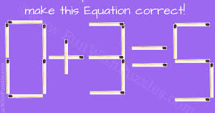 Math is important because it is used in everyday life. Matchstick Puzzle To Tickle Your Brain Maths Puzzles Brain Teasers For Kids Puzzles For Kids