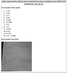Check spelling or type a new query. Kunci Jawaban Buku Senang Belajar Matematika Kelas 5 Kurikulum 2013 Revisi 2018 Halaman 247 248 249 250 Dunia Smk