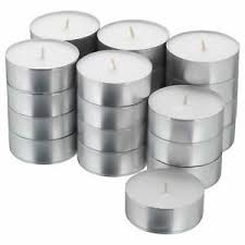 22 Tea Light Candles Unscented White Tealights From Only 1 98 On Multibuy Ebay