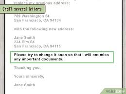 The letter should be addressed to the client by name, should inform them of the change of address in the first paragraph and may include a goodwill it is important to send the letters to suppliers at least one month in advance, so the business won't miss any shipment of inventory, and the supplier will. How To Write A Letter For Change Of Address Wikihow