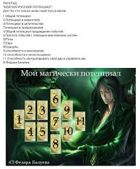 как узнать есть ли у меня способности к магии Moj Magicheskij Potencial Rasklady Taro Chtenie Taro Taro