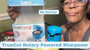 Sharpening rotary blades with the true cut Rotary Blade Sharpener