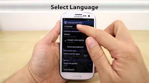 How To Change The Language On Samsung Galaxy S3 Aka S Iii S 3 Youtube