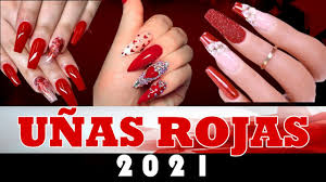 Fantasticos Disenos De Unas En Color Rojo 2021 Disenos De Unas Que Impactan Unas Elegantes Youtube