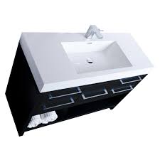 47 inch bathroom vanity top with sink image of and closet. 47 Modern Bathroom Vanity Set Black Finish Tn L1200 Bk Conceptbaths Com