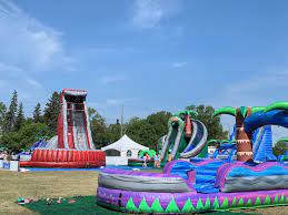 It takes some peer pressure, but brandon is convinced to hit the inflatable slide. New Summer Entertainment Opens In Brandon Discoverwestman Com