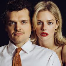 Ray Nicholson & Samara Weaving for "Borderline" promo 🌹 📸 by Jordan Kirk