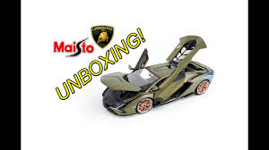 Maisto и autoart, сравнение литья под давлением 1/18 lamborghini gallardo superleggera. Unboxing Lamborghini Sian Fkp37 1 18 By Maisto Youtube