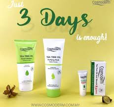 Hundreds of years ago paramao root oil was discovered on two small islands on the indonesian archipelago. Cosmoderm Tea Tree Oil 3 In 1 Acne Cosmoderm Missqis Facebook