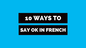 D'Accord - Okay, All Right, Agreed | Frenchlearner