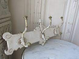 Omg Old French Very Shapely Ornate Wall Coat Hat Rack Holder Metal Hooks Shabby Chic Decor Palette Decor Shabby Chic Decor French