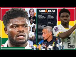 CHRIST HUGHTON ANNOUNCE 📢 GHANA's 27 MAN SQUAD FOR AFCON 2023 NO THOMAS  PARTEY