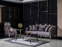 Gold gives any space the desired glamor associated with luxury and black says mystery, inviting you to sink into bed at the end of the day in the most opulent bedroom you can think of. Casa Padrino Luxury Baroque Living Room Set Purple Black Gold 2 Sofas 2 Armchairs 1 Coffee Table Magnificent Living Room Furniture In Baroque Style