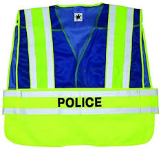 This style also features a clear pocket on the front and a larger one on the back. Mcr Safety Psv403 Public Safety Vest With Solid Blue Fabric Front Mesh Back 5 Point Breakway Design Fluorescent Lime Yellow Buy Online At Best Price In Uae Amazon Ae