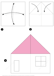 Instructions Maison Origami Modeles De Papercraft Imprimables Gratuits En 2020 Plegado De Papel Taller De Escritura Sobres De Papel