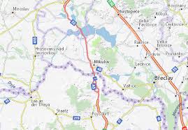 Do 25 km do 50 km do 100 km do 150 km do 200 km. Michelin Landkarte Mikulov Stadtplan Mikulov Viamichelin