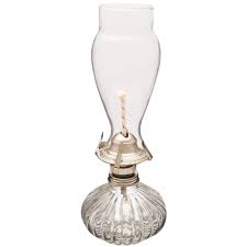 Lampa Retro Cu Gaz Fitil Din Bumbac 35 X 12 Cm Abajur Din Sticla Alte Parti Metalice