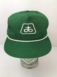 Vintage Pioneer Seed Advertising Rope Hat Cap Snapback Usa Green Embroidered Nos Pioneer Black Snapback Snapback Cap