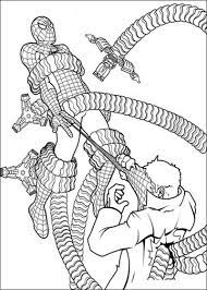 Drawing spiderman vs lizard coloring pages printable for kids. Updated 100 Spiderman Coloring Pages