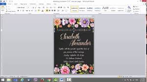 Wedding Invitation Template Microsoft Word Beautiful Wedding Invitati In 2020 Wedding Invitation Templates Diy Wedding Invitations Templates Create Wedding Invitations