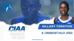 Toroitich Receives Second CIAA Male Runner of the Week Award