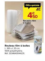Offre Rouleau Film A Bulles Polyethylene 100 X 33 Cm Chez Castorama