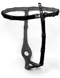 A wife in a chastity belt reaches into her husband's coin purse to pay another man to bring her the key. 78 Did Medieval Women Really Wear Chastity Belts History