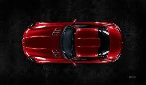 mercedes benz sls amg top view