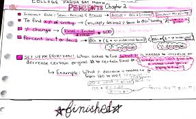 Sat Math College Panda Chapter 2 Review Note Sheet Sat