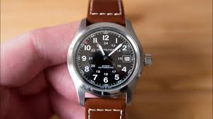 The hamilton khaki field automatic applies very stylish syringe hands for both hour and minute that have a nice long and thin pointer at the ends. Hamilton Khaki Field Auto 38mm Review The Best Watch Under 500 Youtube