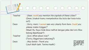 Dibawah ini adalah 100 contoh kalimat bahasa inggris dan artinya dalam bahasa indonesia. Contoh Kalimat Modals Dalam Percakapan Bahasa Inggris Kelas 8