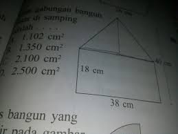 Check spelling or type a new query. Luas Gabungan Bangun Datar Di Samping Adalah A 1 102 Cm B 1 350 Cm C 2 100 Cm D 2 Brainly Co Id