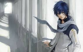 Instead, i will be posting anime pictures that i find. Blue Haired Anime Boy Wallpaper