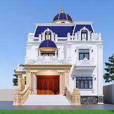 ✨ Mẫu biệt thự tân cổ điển 3 tầng mái vòm xanh sang trọng ✨ Ngôi biệt thự  này là sự kết hợp hoàn hảo giữa vẻ đẹp tân cổ điển tinh