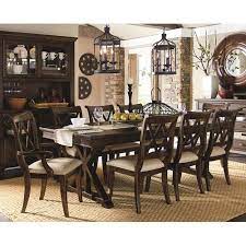 Legacy Classic Thatcher 9 Piece Dining Set With X Back Chairs Belfort Furniture Dining Formal Dining Room Sets Dining Room Furniture Sets Dining Furniture