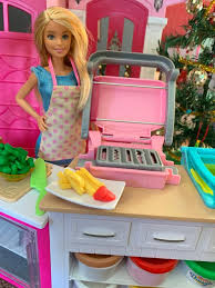 My 5 year old daughter and 4 year old son both love it spend hours using the play dough to make the different foods with barbie and her friends. Barbie Ultimate Kitchen Canada Buy Clothes Shoes Online