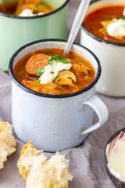 Cut mushroom in small pieces and add to meat and onions. Sauerkraut Soup With Chorizo Happy Foods Tube