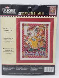 I learned how to cross stitch on these type of patterns so it doesn't hold up when someone says its too complicated. Mary Engelbreit Counted Cross Stitch Kit Nadelarbeiten Home By Mary Ncci1914 Com