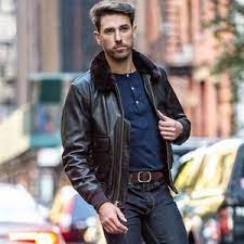 G 1 Flight Jacket With Removable Collar Z2108m Flight Jacket Jackets Mens Bomber Jackets